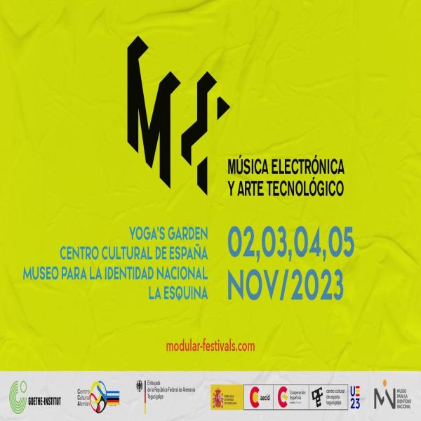 Evento de Modular    Tegucigalpa, F.M.  M+ | Música Electrónica y Arte Tecnológico es un festival anual para fomentar la creatividad y la fusión de ideas.  En cada una de sus ediciones se promueve la generación de vínculos entre agentes creativos y el público, con el propósito de gestar diálogos centrados en la tecnología como herramienta para crear arte. Se busca trascender escenarios y fronteras para motivar la reflexión en torno al arte y cómo ésta puede impactar positivamente la cultura contemporánea y 