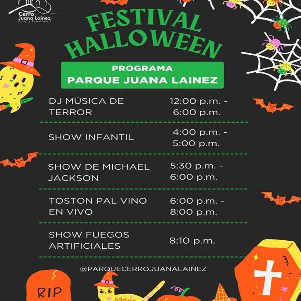 Programa de Festival Halloween