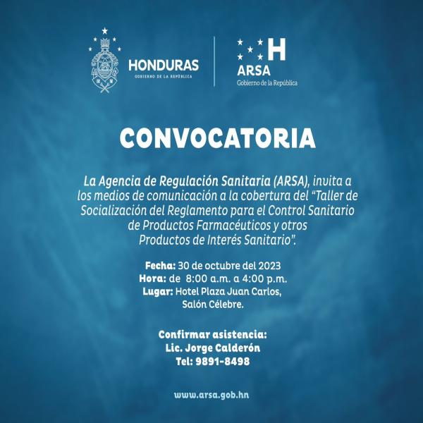 Cobertura de Prensa: “Taller de Socialización del Reglamento para el Control Sanitario de Productos Farmacéuticos y otros Productos de Interés Sanitario”
