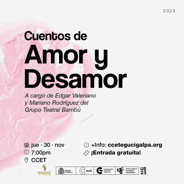 Una noche de amor y desamor en el CCET y Grupo Teatral Bambú