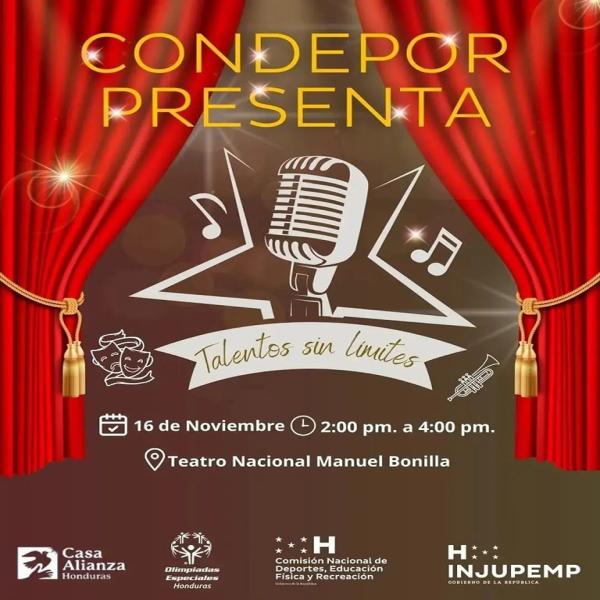 CONDEPOR presenta "Talentos sin Límites"