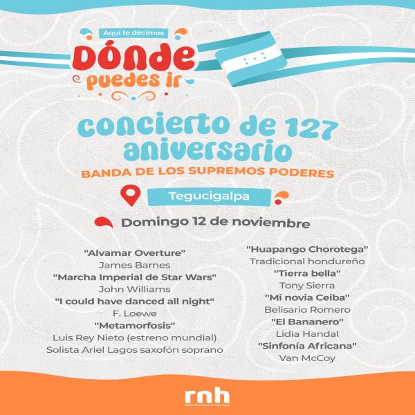 Concierto de 127 aniversario “Banda de los Supremos Poderes” 