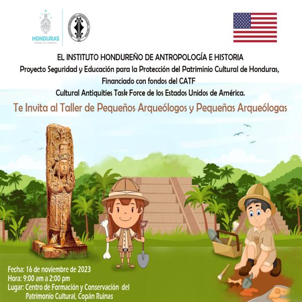 Taller Pequeños Arqueólogos y Pequeñas Arqueólogas 
