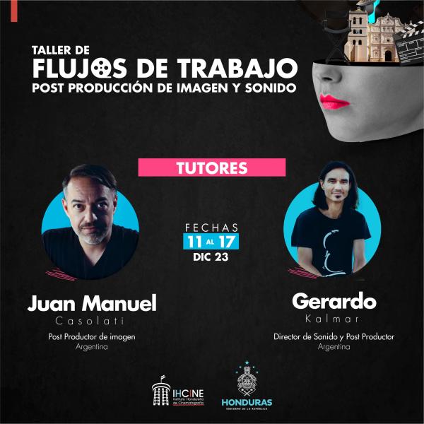 Taller de Flujos de Trabajo de Post Producción de Imagen y Sonido