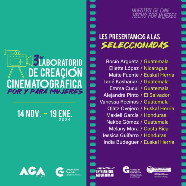 Tercer Laboratorio de Creación Cinematográfica por y para Mujeres