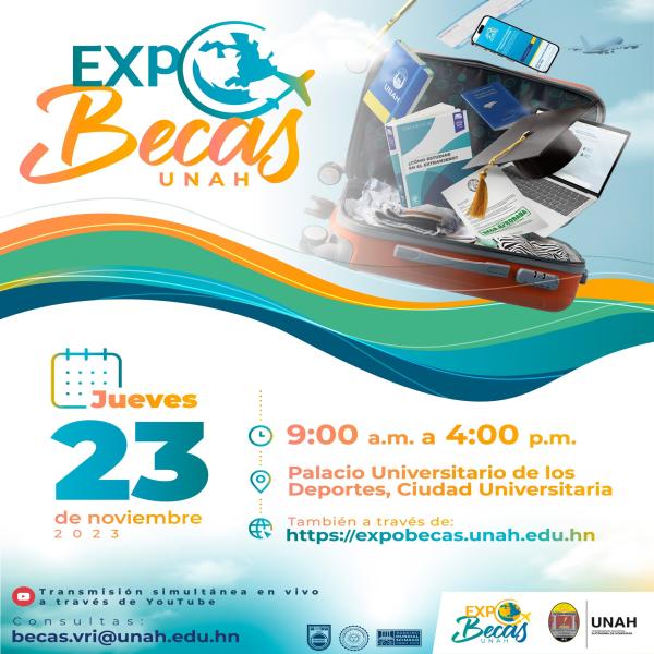¿Estas listo para ExpoBecas 2023?  Este jueves 23 de noviembre, en el Palacio Universitario de los Deportes en Ciudad Universitaria de 9:00 a.m. a 4:00 p.m. Estaremos realizando el evento en donde distintos organismos internacionales brindaran información sobre las oportunidades de becas académicas en el exterior.
