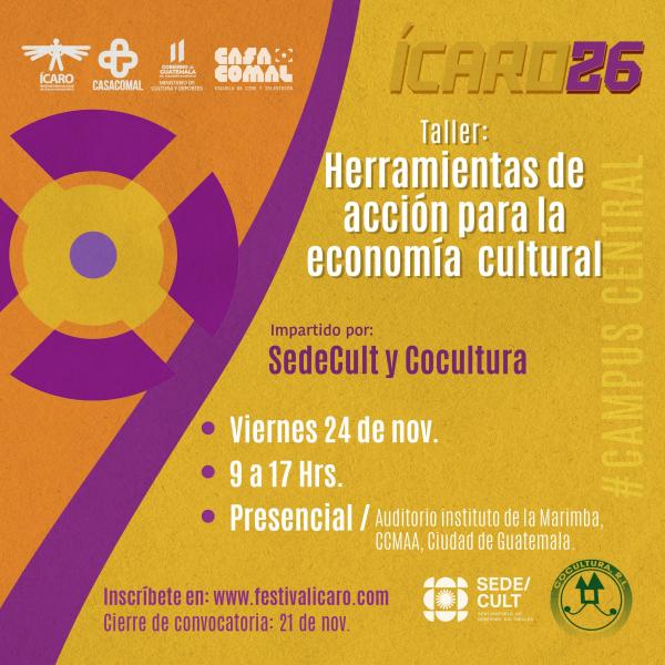 Taller "Herramientas de acción para la economía cultural"