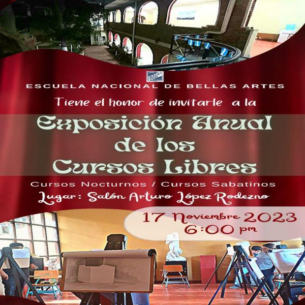 Exposición anual de cursos libres
