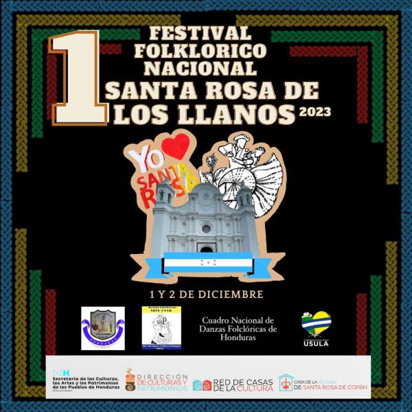 Primer Festival Folklórico Nacional Santa Rosa de los Llanos 2023