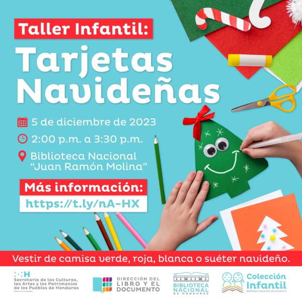 Taller Anual de Tarjetas Navideñas en la Biblioteca Nacional 