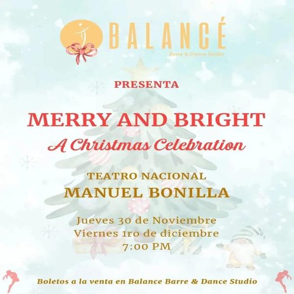 Balancé Barre & Dance Studio se complace en presentar "Merry and Bright A Christmas Celebration