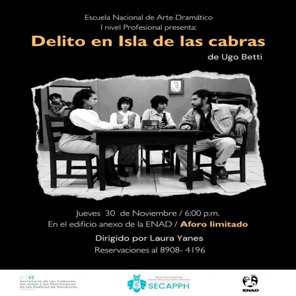La Escuela Nacional de Arte Dramático presenta la muestra "Delito en Isla de las Cabras"