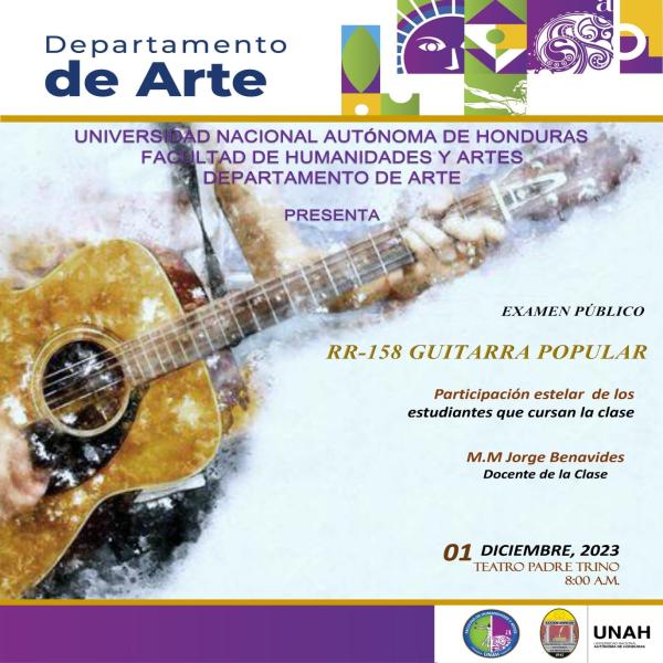 Examen Público: RR-158 Guitarra Popular 