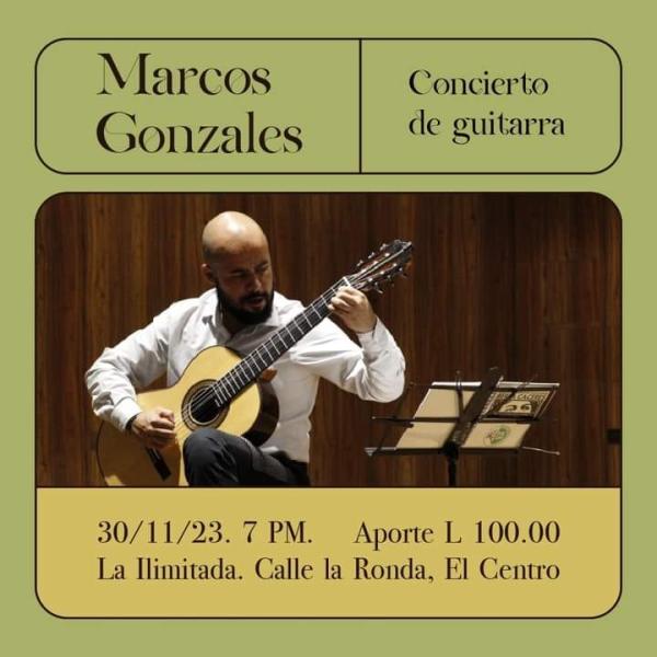 Concierto de Guitarra con Marcos Gonzales 