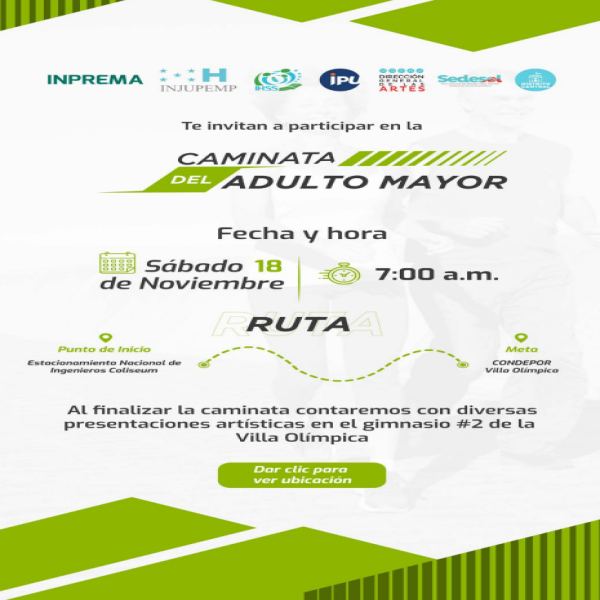 Caminata del Adulto Mayor 