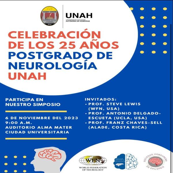 Celebración de los 25 años del Postgrado de Neurología UNAH 