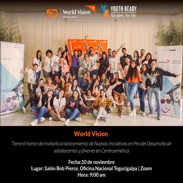 Convocatoria Prensa: Lanzamiento de nuevas iniciativas en pro del desarrollo de la adolescencia y jóvenes de Centroamérica 