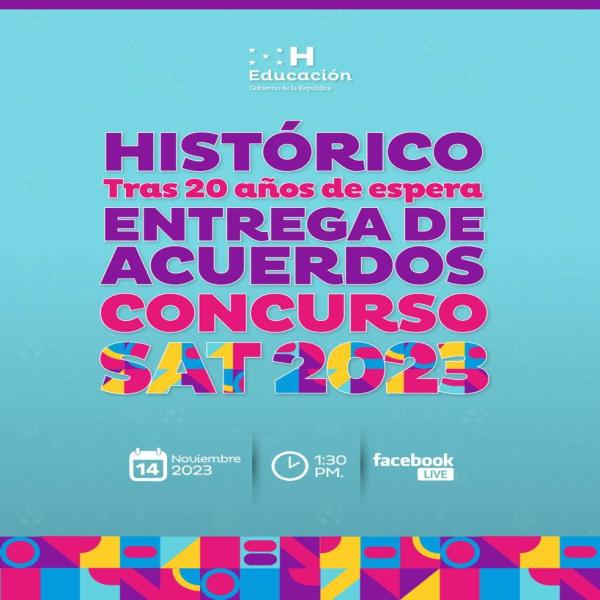 Entrega de Acuerdos Concurso SAT 2023