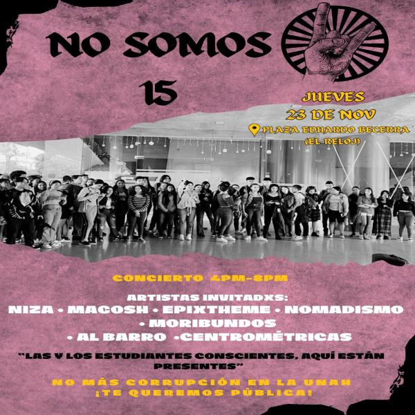 Concierto: No somos 15 