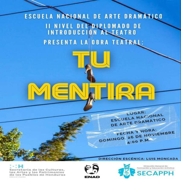 Presentación de la obra teatral "Tu Mentira"