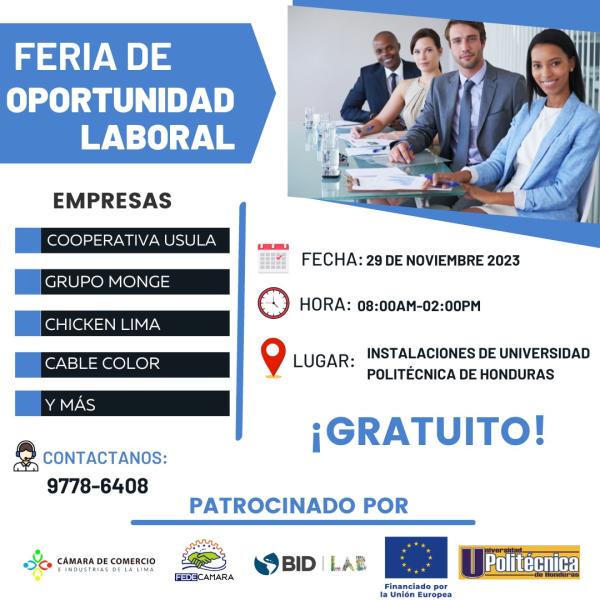 Únete a la gran feria laboral en La Lima 