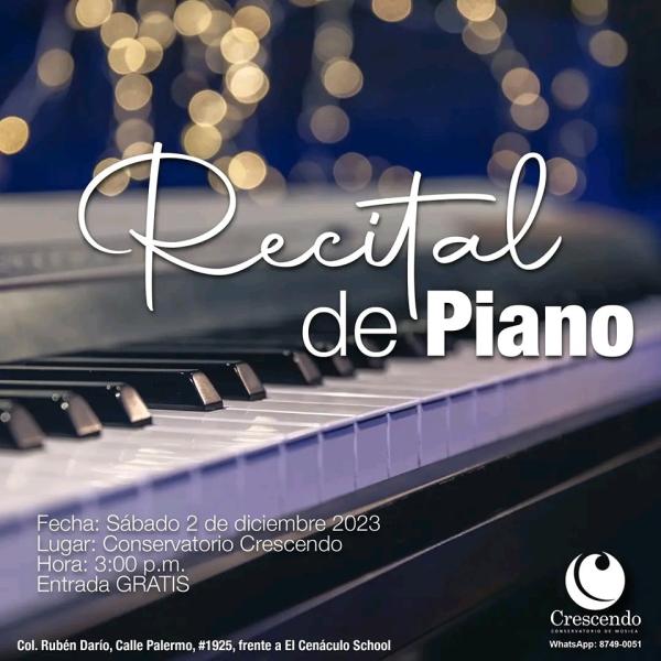 Conservatorio Crescendo: Recital de Piano 