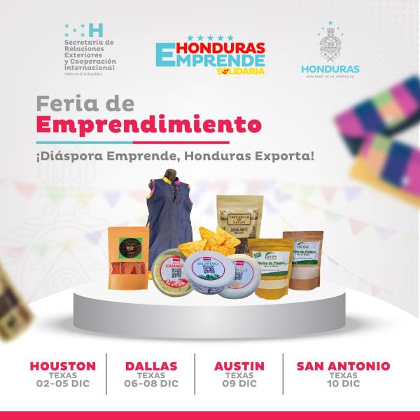 Lanzamiento del proyecto "Nuestra Diáspora emprende, Honduras exporta"