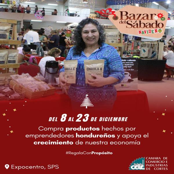 Realiza tus compras a los emprendedores del Bazar del Sábado Regala Con Propósito en esta navidad