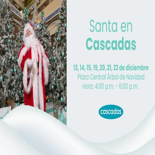 Foto con Santa en las Cascadas 
