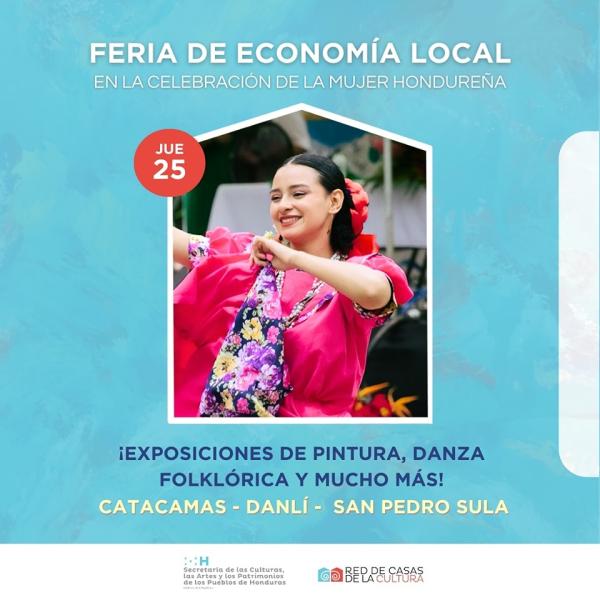 Feria de Economía Local, celebrando el Día de la Mujer Hondureña