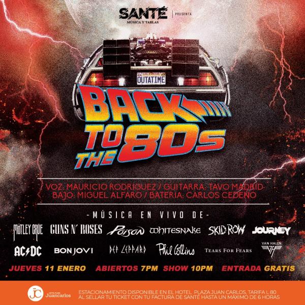 Revivamos la música ochentera con el especial Back To The 80'S