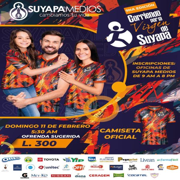 Corriendo por la Virgen de Suyapa 