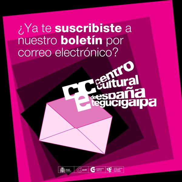 Suscríbete al boletín de actividades del CCET 