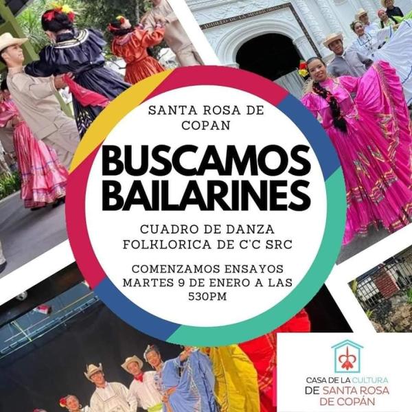 Te interesa formar parte del "Cuadro De Danza Folklorica” de la Casa De La Cultura de Santa Rosa de Copán