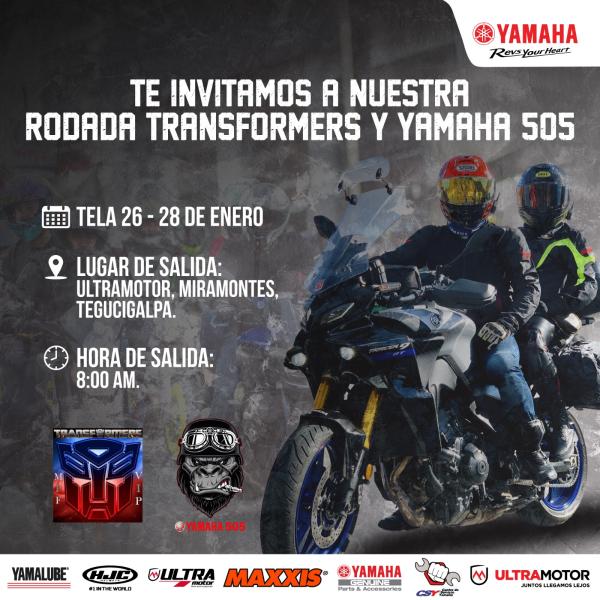 Rodada Transformers y Yamaha 505 