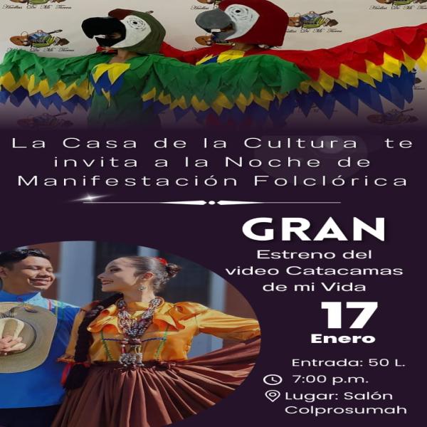 Noche de manifestación Folclórica 