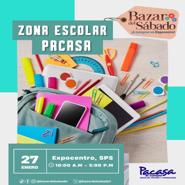 Zona Escolar en el Bazar del Sábado – SPS