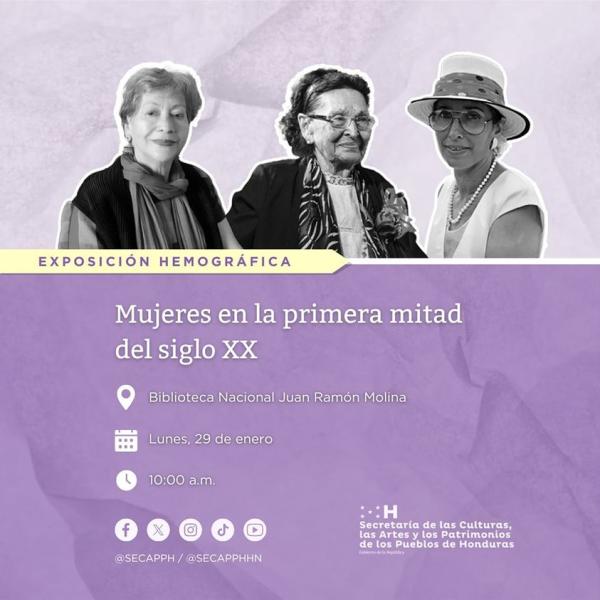 Exposición hemográfica "Mujeres en la primera mitad del siglo XX"