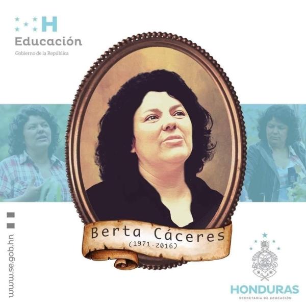 Concurso abierto emisión de sellos Berta Cáceres 