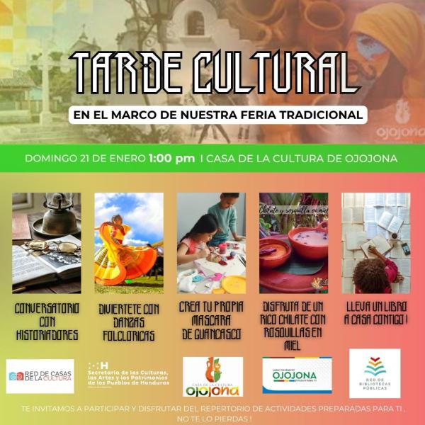 Tarde Cultural en el marco de la Feria Tradicional en Ojojona, FM