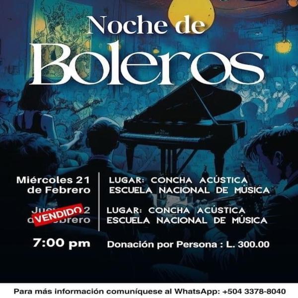 Escuela Nacional de Música presenta una “Noche de Boleros”