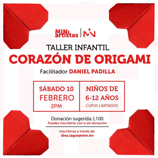 Taller Infantil: Corazón de Origami 
