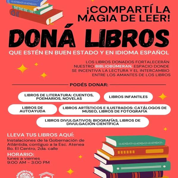 Compartí la magia de leer: Dona Libros 