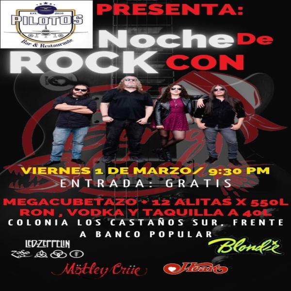 Noche de puro rock con la banda Barracuda