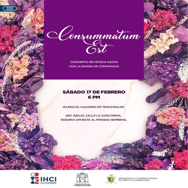 Concierto de Música Sacra con la banda de Comayagua 