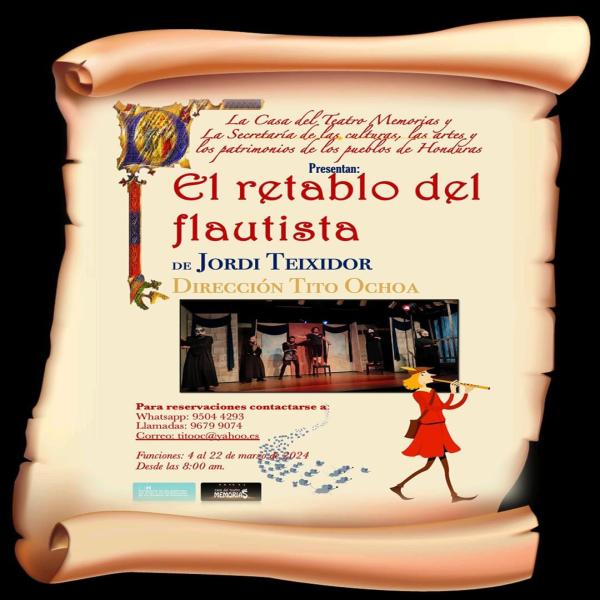 Presentación de la obra "El Retablo del Flautista"