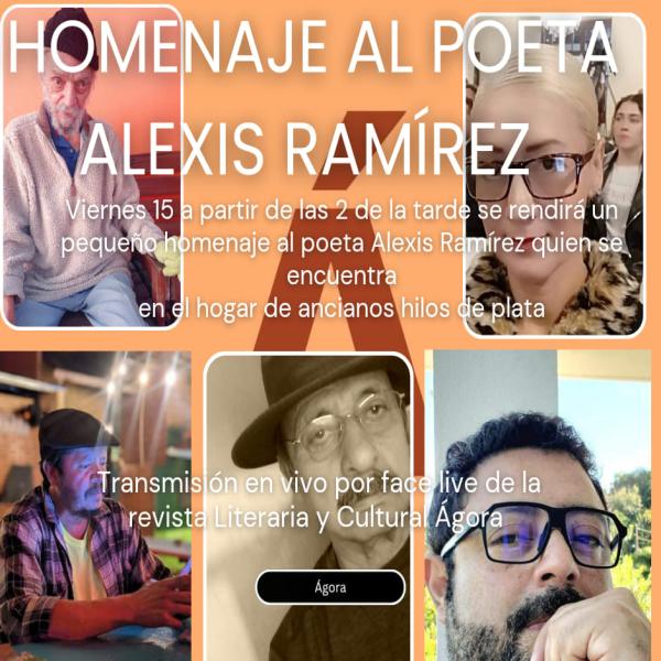 Homenaje al poeta Alexis Ramírez