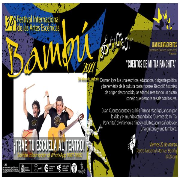 Festival de Artes Escénicas Bambú: Los Cuentos de la Tía Panchita 