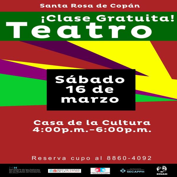 Clase gratuita de Teatro 
