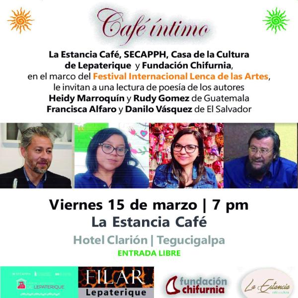 Lectura de Poesía en el Festival Internacional Lenca de las Artes, Lepaterique 2024